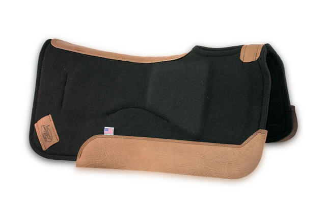 Black Set Back Saddle Pad