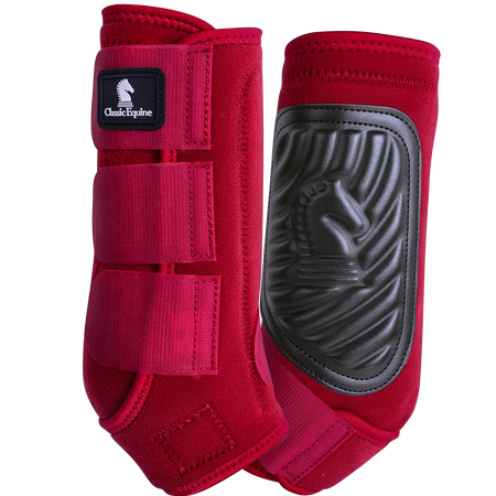 Crimson Red Classic Fit Splint Boots