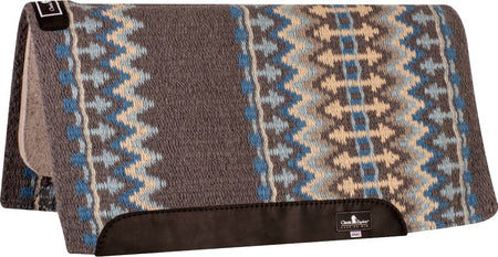 Charcoal Wool Top Saddle Pad 34"