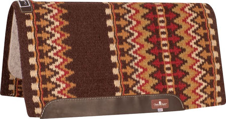 Coffee Wool Top Saddle Pad 34