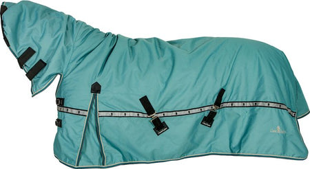 turquoise 10k hooded horse blanket