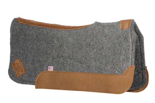 Grey Contour Saddle Pad Impact Gel