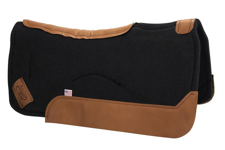 Black Contour Saddle Pad