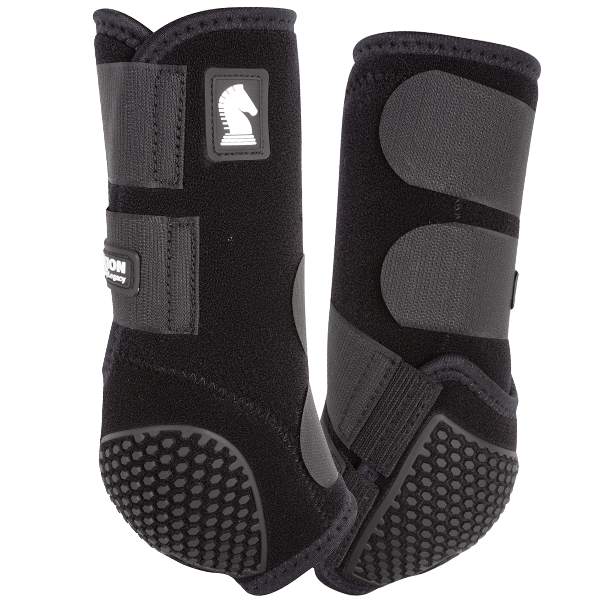 Black Flexion Splint Boots