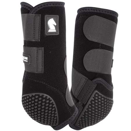 Black Flexion Splint Boots