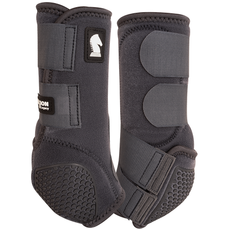 Charcoal Flexion  Legacy Splint Boots