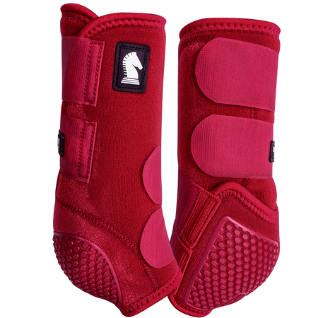 Crimson Red Flexion  Legacy Splint Boots
