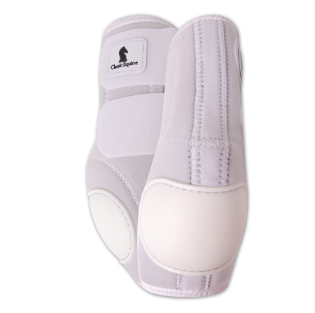 White Neoprene Skid Boots