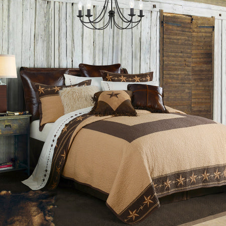 Strar Ranch Reversable Western Quilt Set