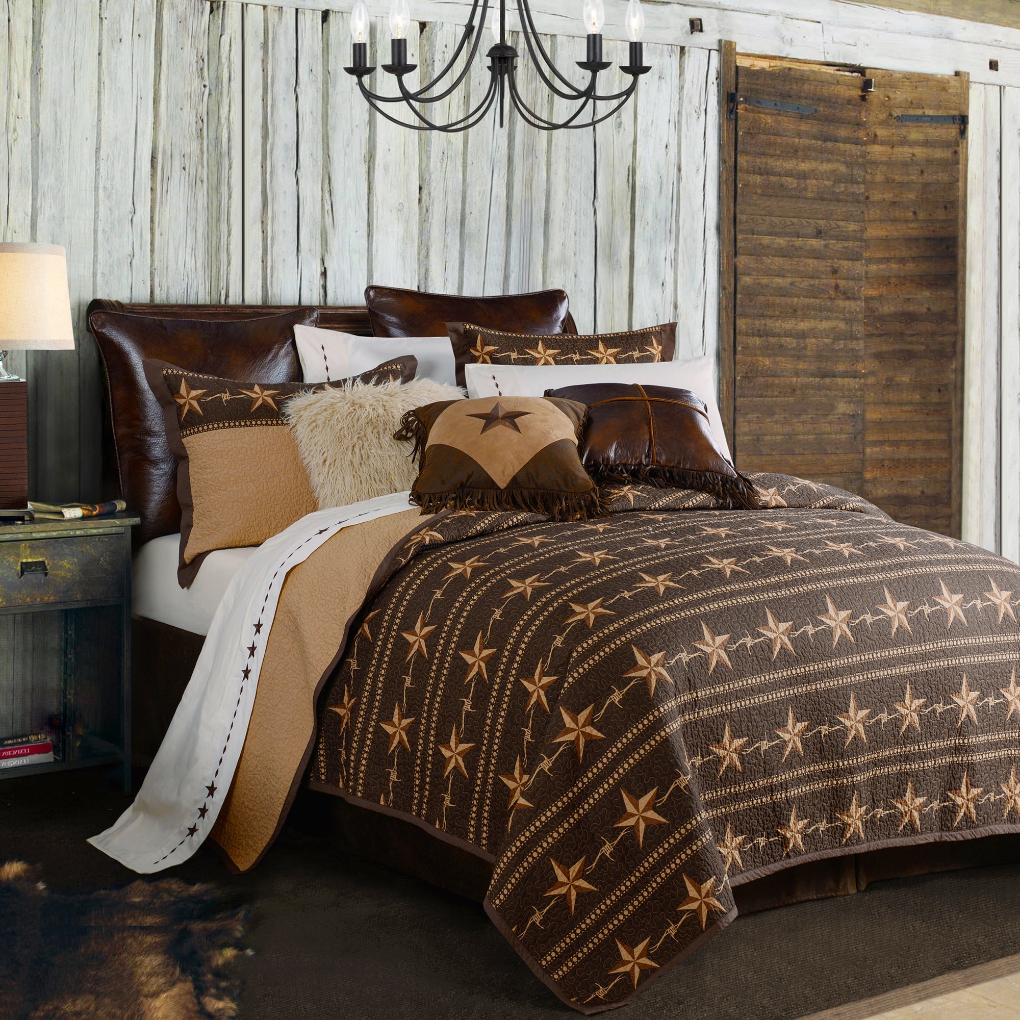 Strar Ranch Reversable Western Quilt Set 1
