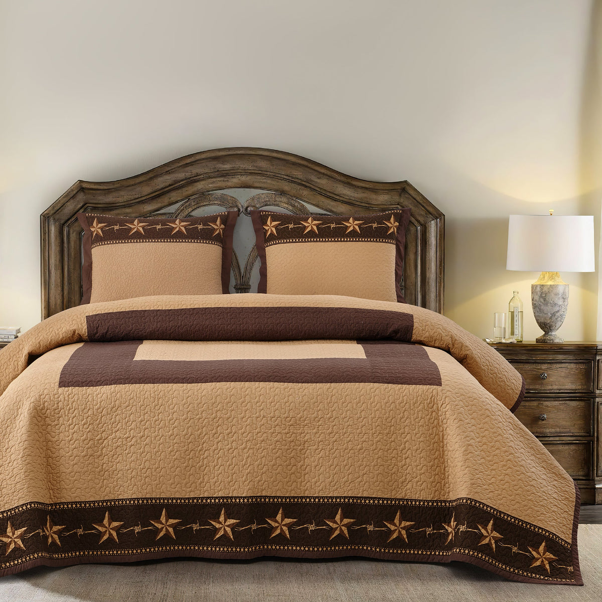 Strar Ranch Reversable Western Quilt Set 2