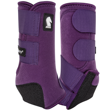 Eggplant Legacy Splint Boots