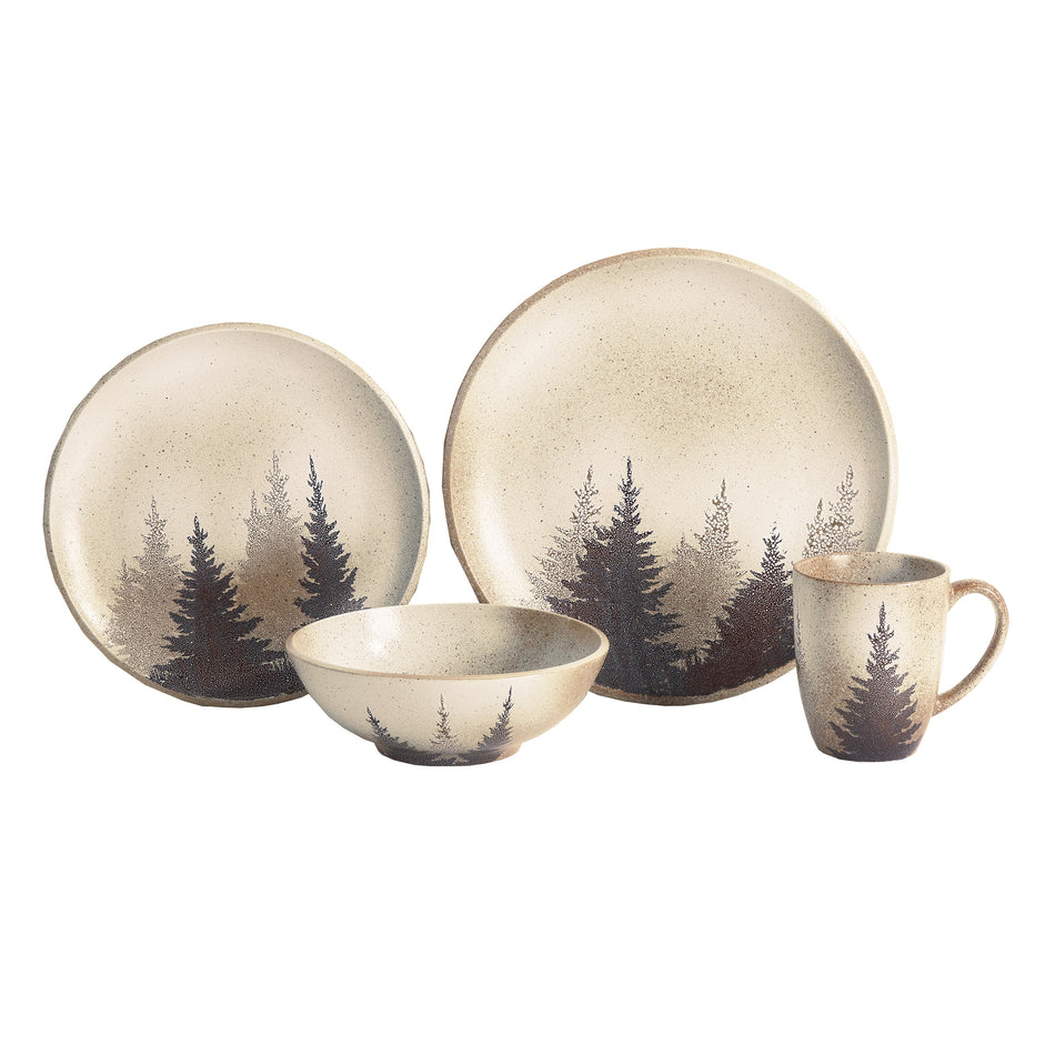 Pine dinnerware set