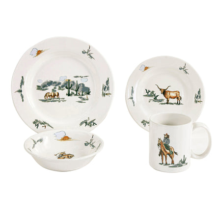 Ceramic Dinnerware Western set