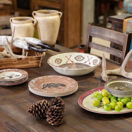 Aztec Bear Dinnerware set