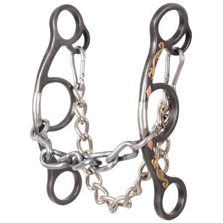 Short Shank Chain Barrel Racing Bit