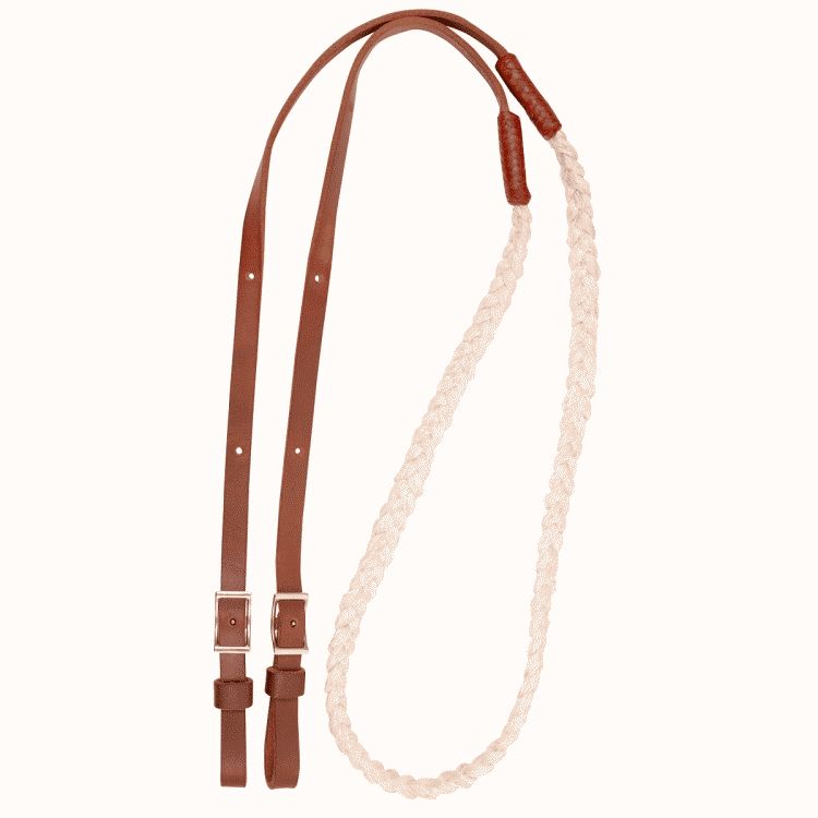 Hand Braided Nylon Barrel Rein