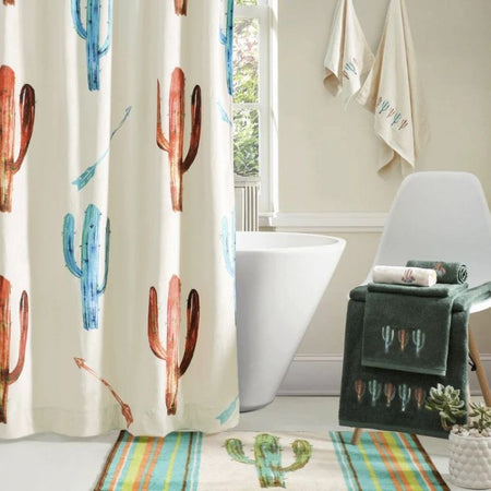 Western Bath Décor - Cactus and Arrow