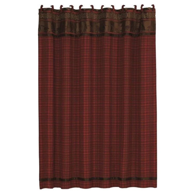 Lodge Plaid  Shower Curtain