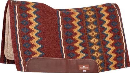 Burgundy ESP Contour Saddle Pad