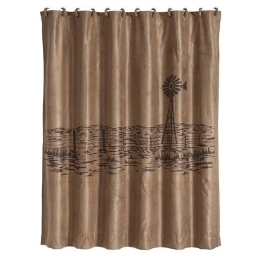 Rustic Landscape Shower Curtain