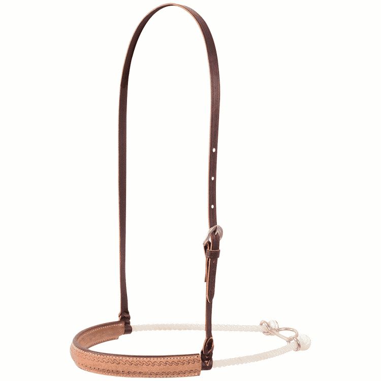 Rope with Tooled Leather Noseband