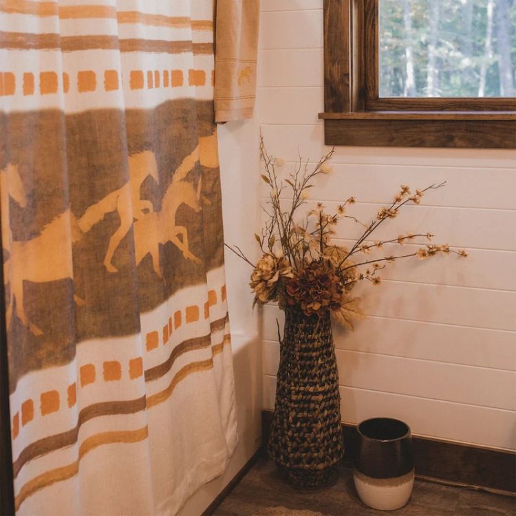 Western Horse Bath Décor