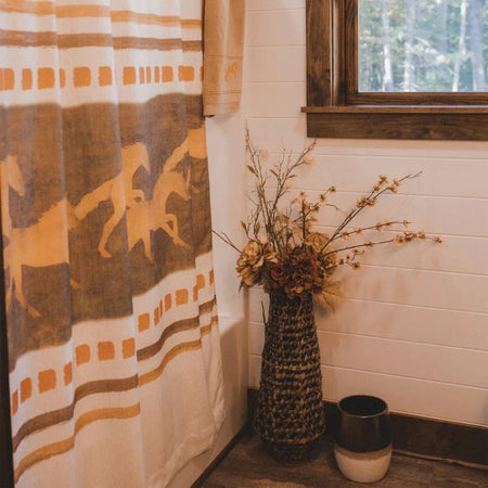 Western Horse Bath Décor