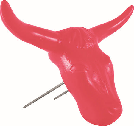 Pink Steer Head