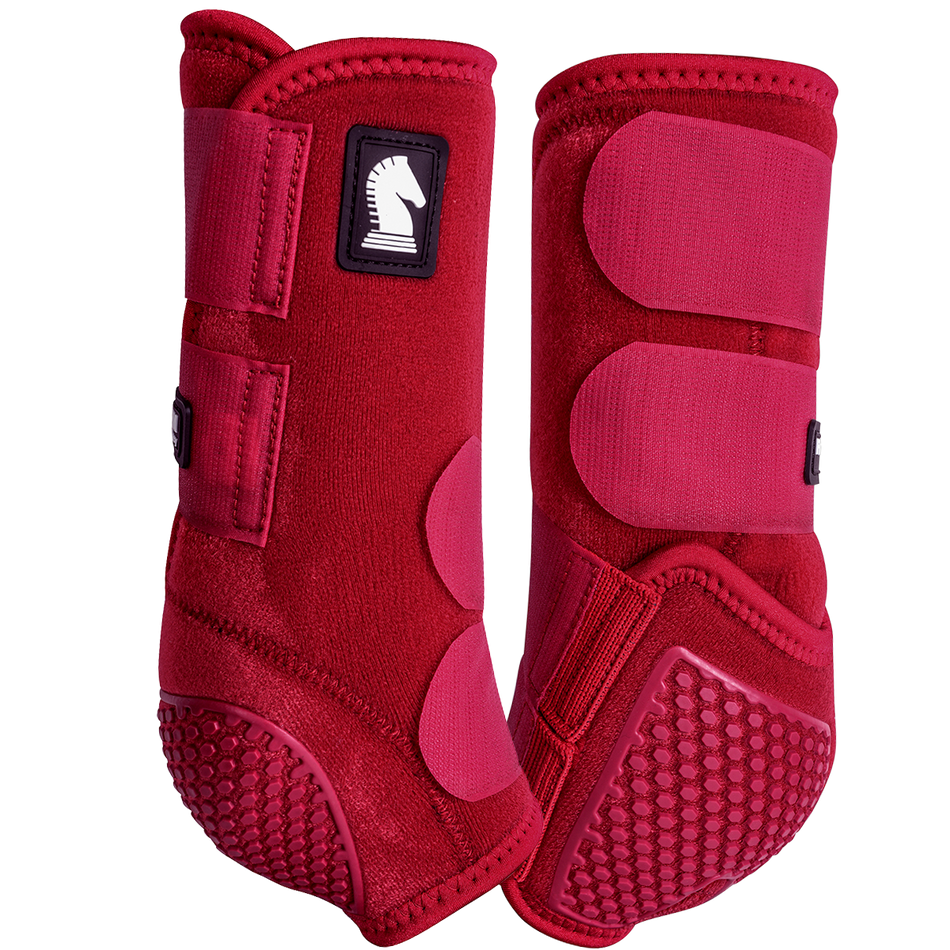 Crimson Red Flexion  Legacy Splint Boots
