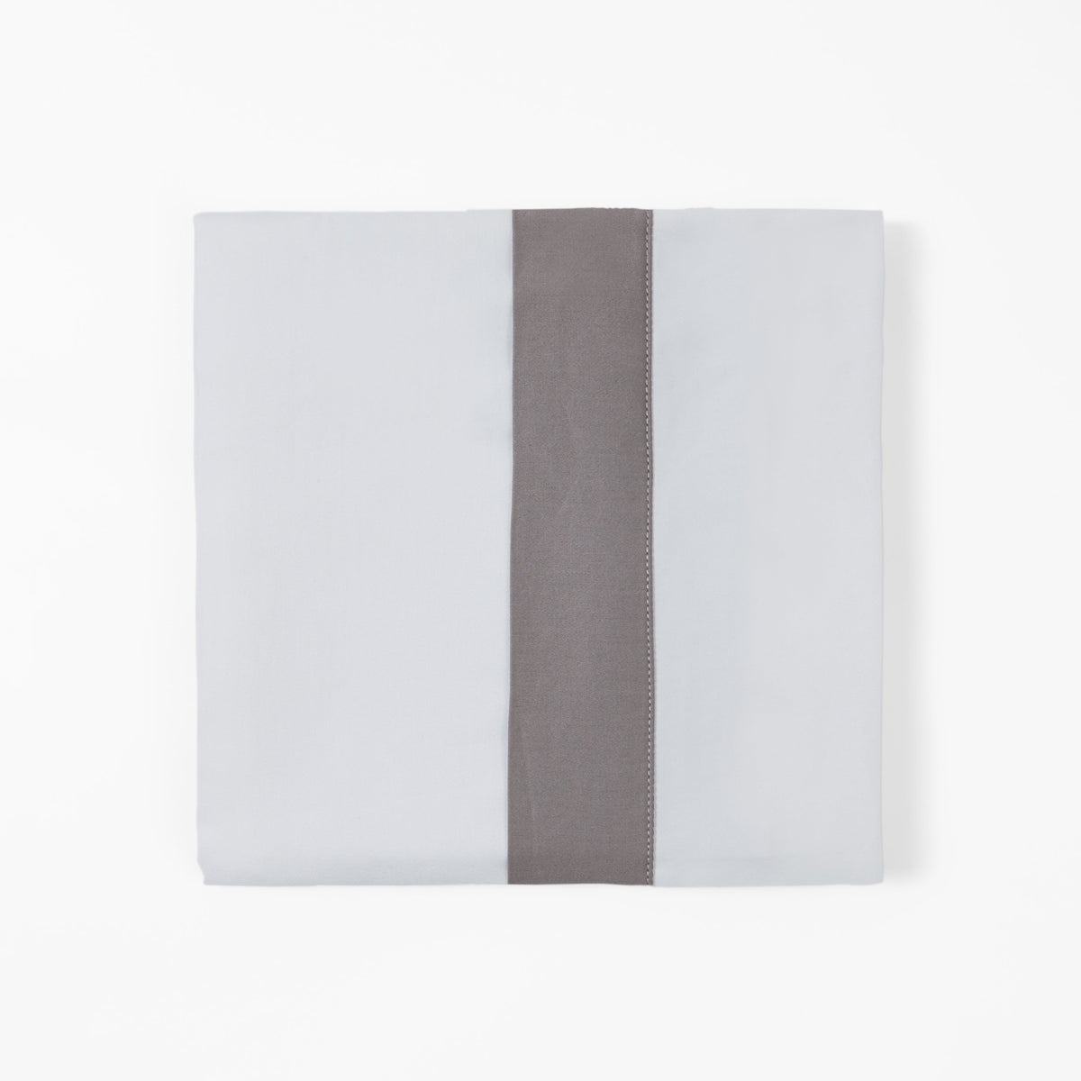 White with Grey Flange Sheet set folded