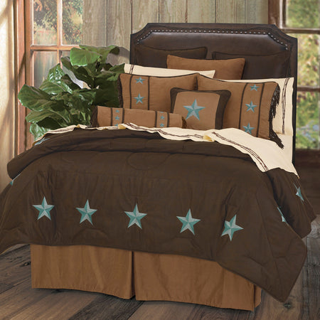 Turqouise Star Laredo Wester Comforter Set