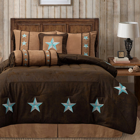 Turqouise Star Laredo Wester Comforter Set 2