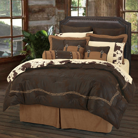 Chocolate Barbwire Western Rustic Bedding