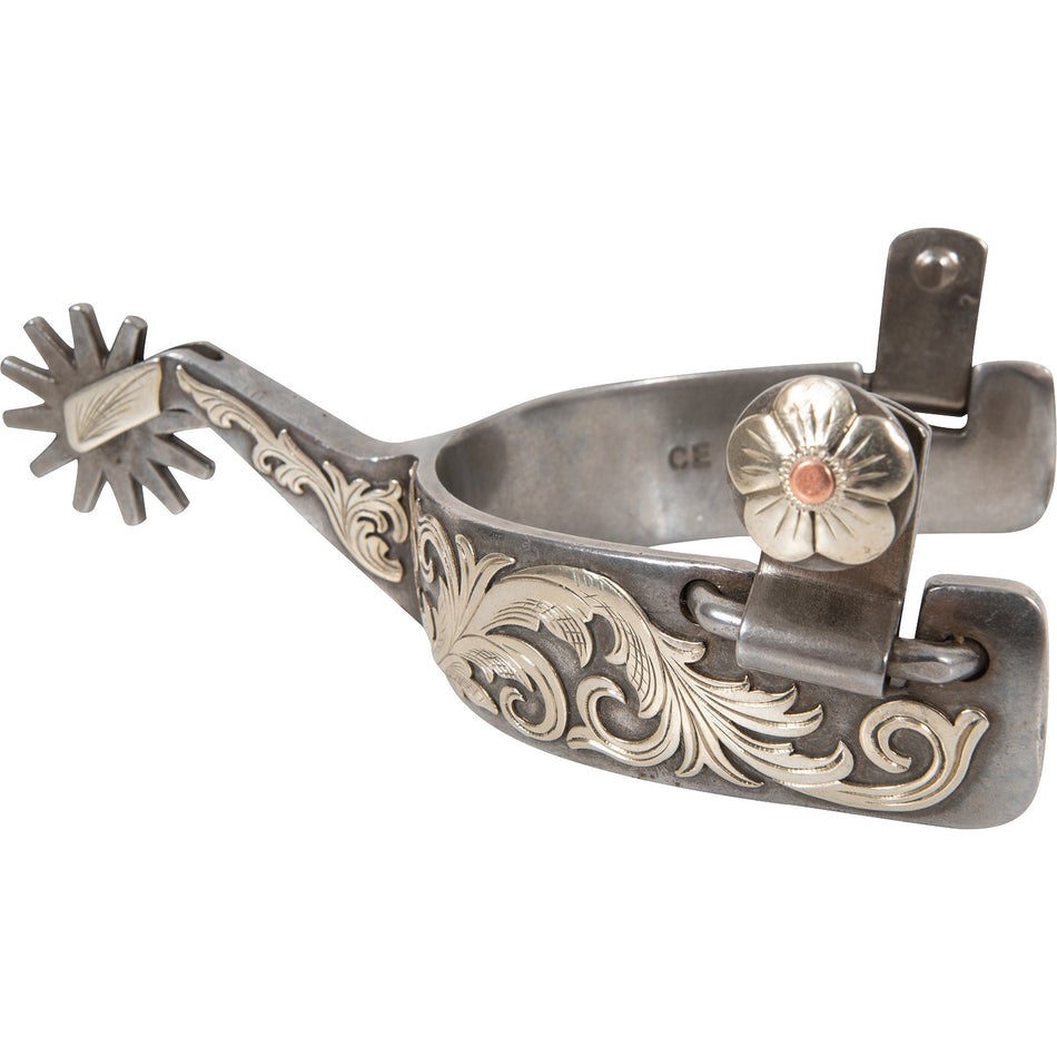 Floral Spurs with 12 point rowel