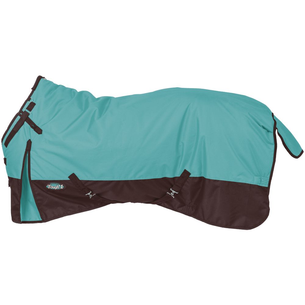 Turquoise Tough1 600D Turnout Blanket with Snuggit