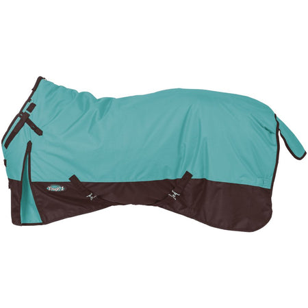 Turquoise Tough1 600D Turnout Blanket with Snuggit