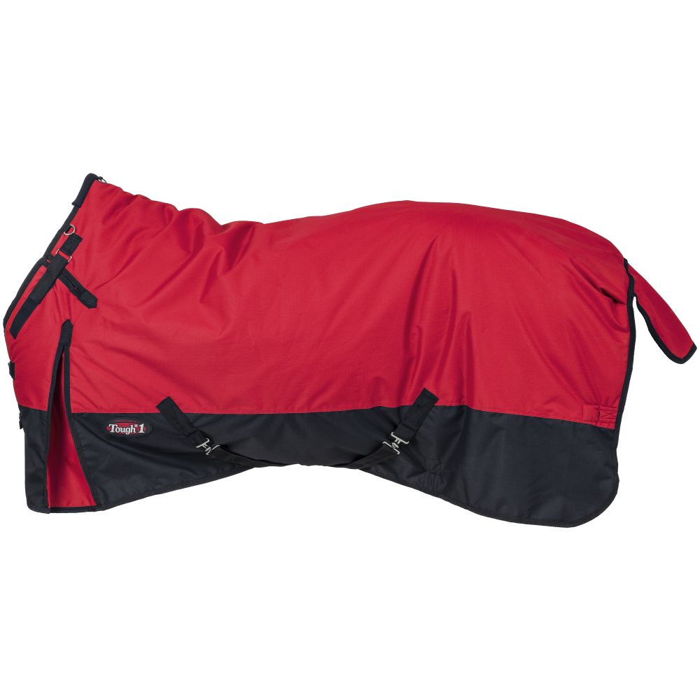 Red Tough1 600D Turnout Blanket with Snuggit