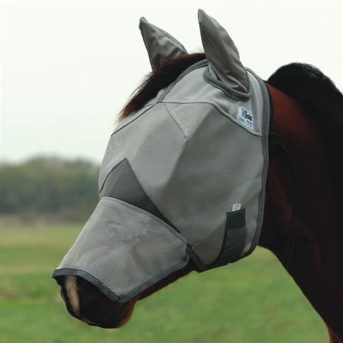 Cashel Crusader Long Nose Fly Mask with Ears
