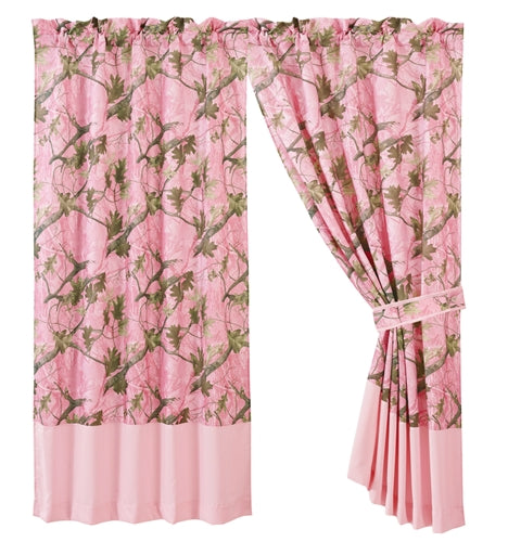 Pink Camoflauge Curtains