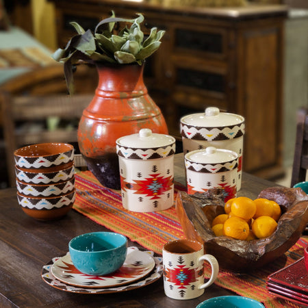 Aztec Western Dinnerware set