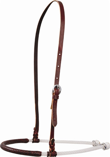 Single Rope Leather Cover Noseband