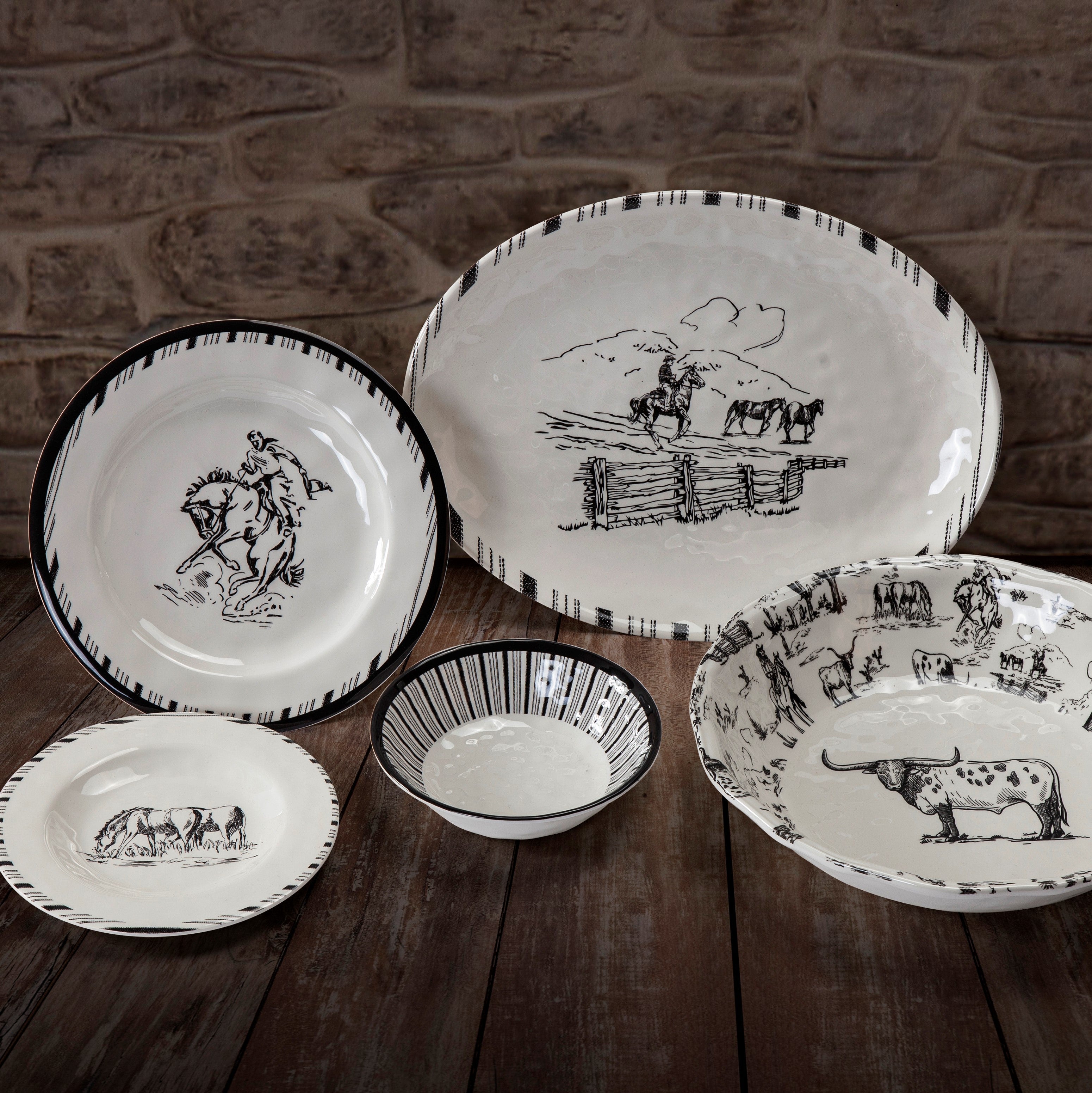 Ranch Life Dinnerware set