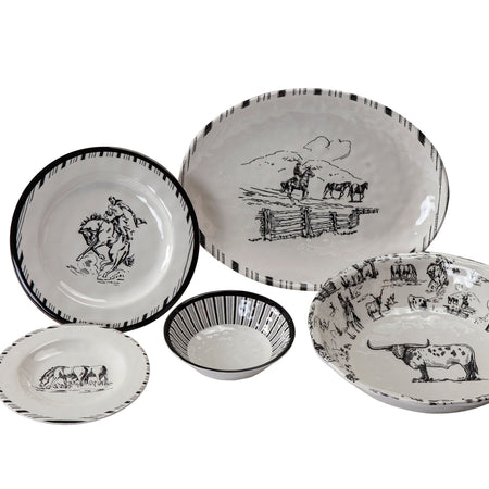 Ranch Life Dinnerware set 1