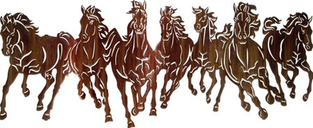 Stampede of Horses - Metal Wall Art