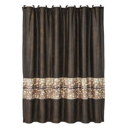 Rustic Fawn Lodge Shower Curtain