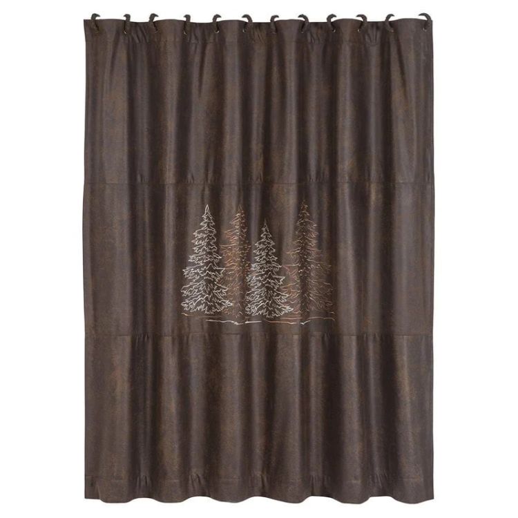Rustic Pine Shower Curtain