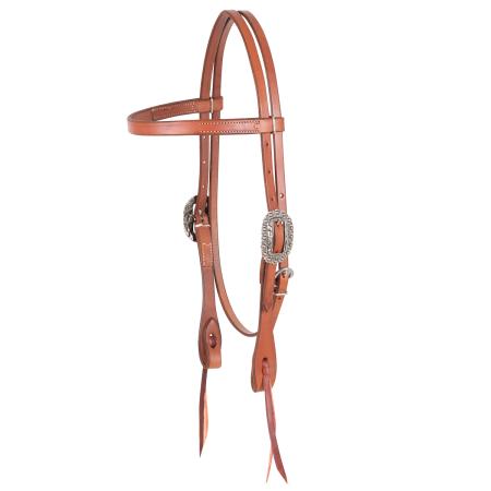Cowboy Anitque Silver Dotted Browband