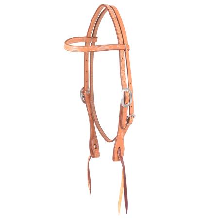 Natural Skirting Leather Headstall