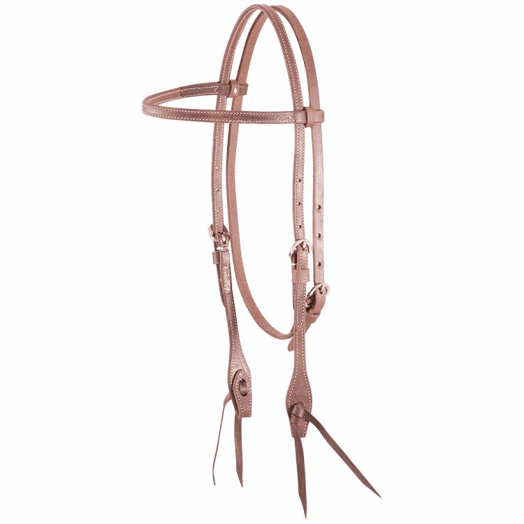1/2" Harness Leather Browband Headstall